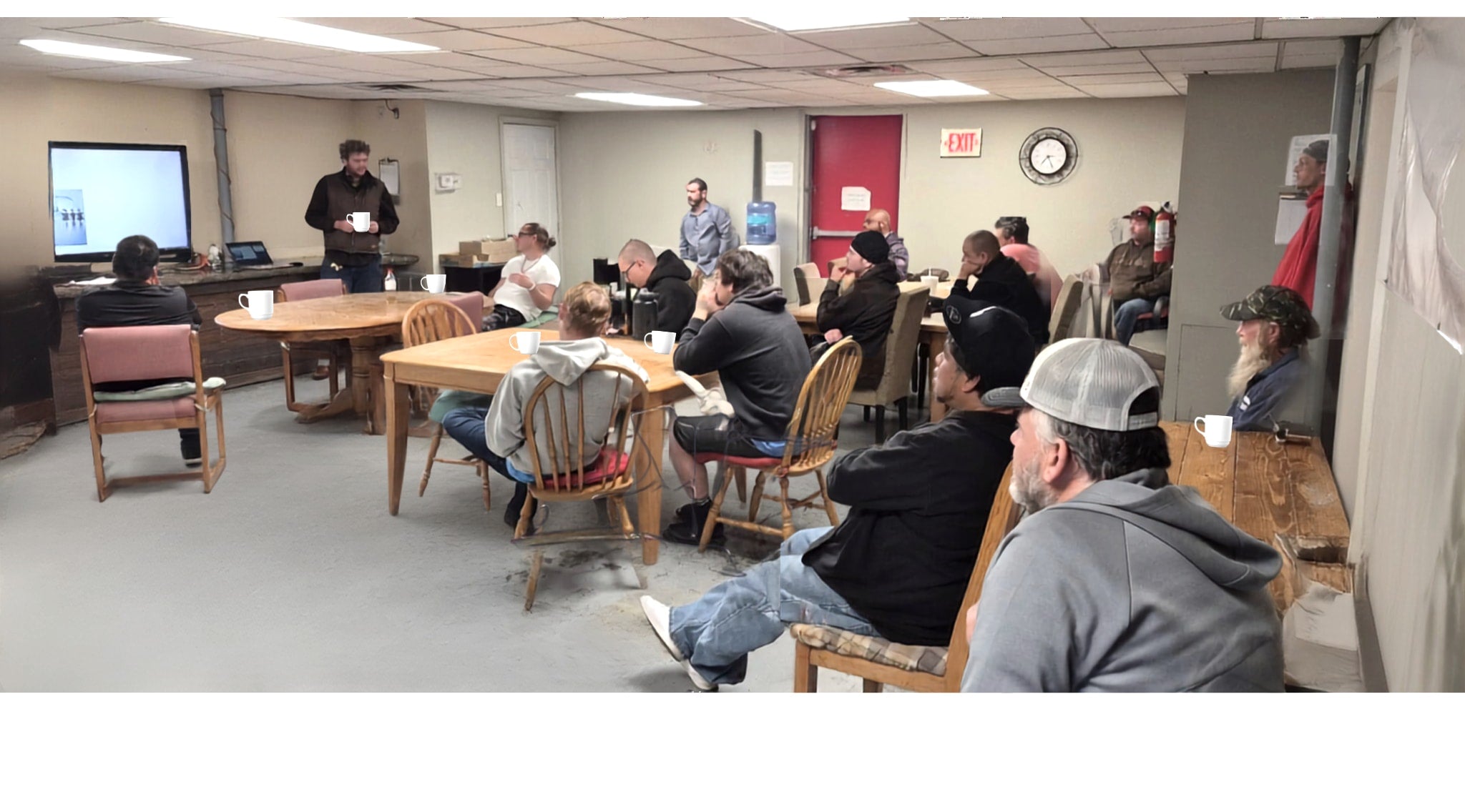 Good Samaritan Outreach Thrive Program meeting in McAlester, OK — Mission page hero